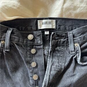 Agolde black Straight Jeans